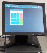 Monitor touchscreen  ZT 1501-PM cu picior metalic VESA